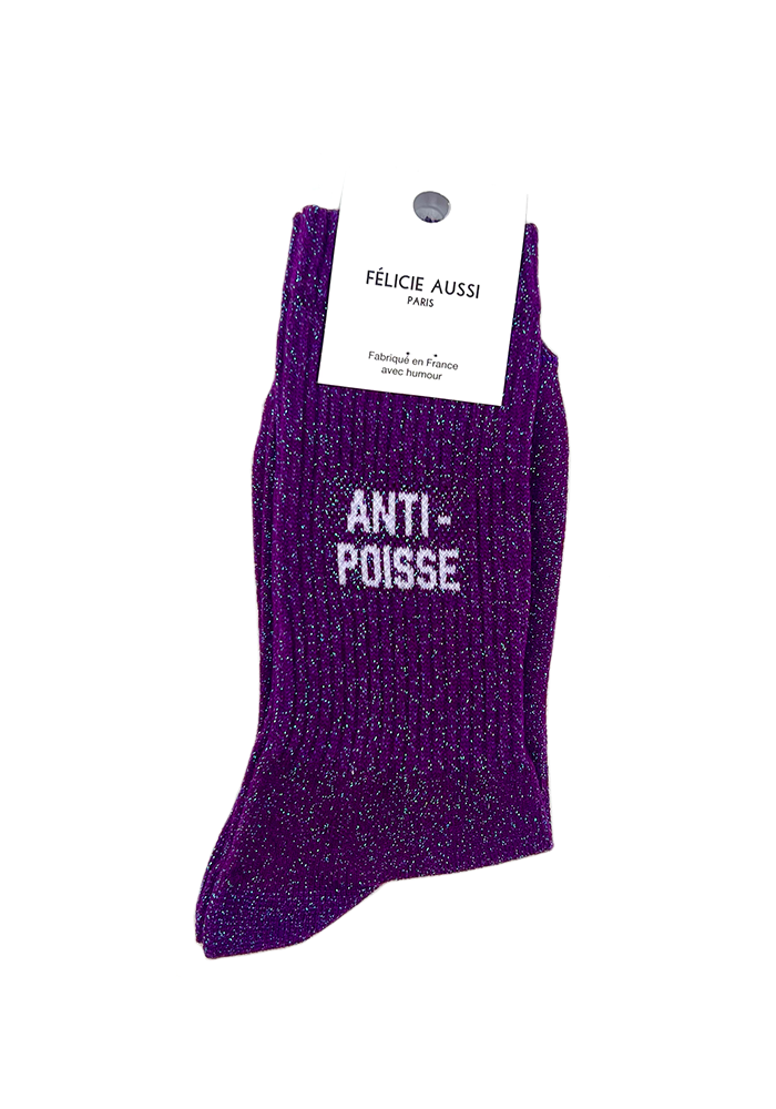 Chaussettes Anti-Poisse Paillettes - Félicie Aussi