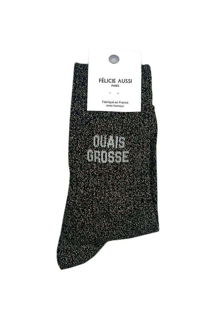 Chaussettes Ouais Grosse Paillettes - Félicie Aussi