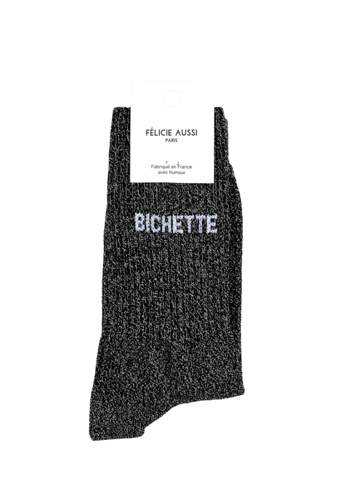Chaussettes Bichette Noir - Félicie Aussi