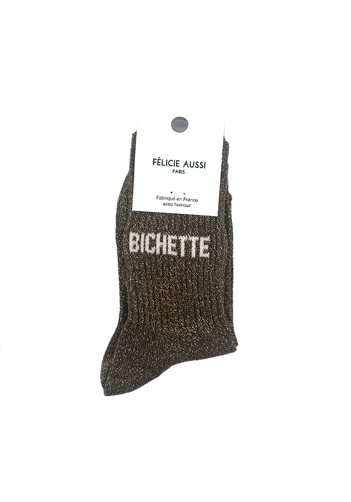 Chaussettes Enfant Bichette Paillettes - Félicie Aussi