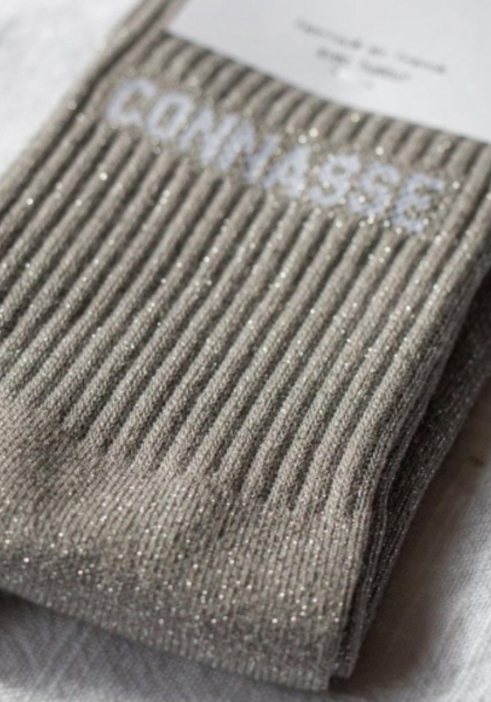 Chaussettes Connasse Paillettes - Félicie Aussi