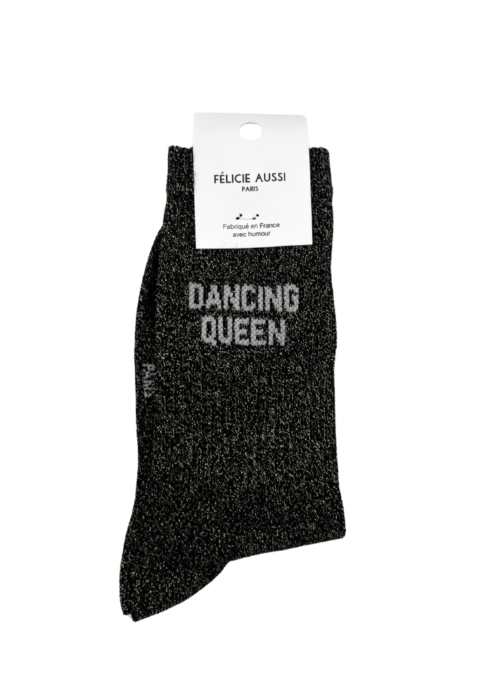 Chaussettes Paillettes Queen Bitch, Félicie Aussi - Le Savane - Côté Déco