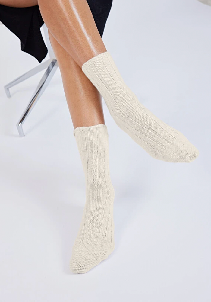 Chaussettes Irene Ecru - Not Shy