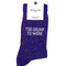Too Drunk To Work Glitter Socks