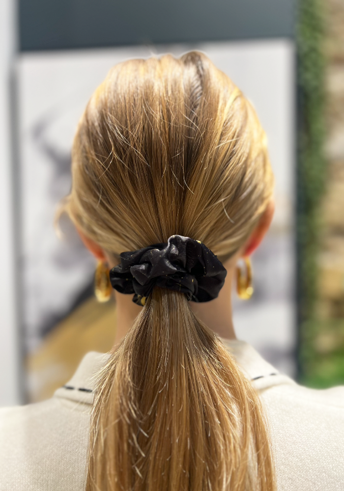 Cosmic Black Scrunchie