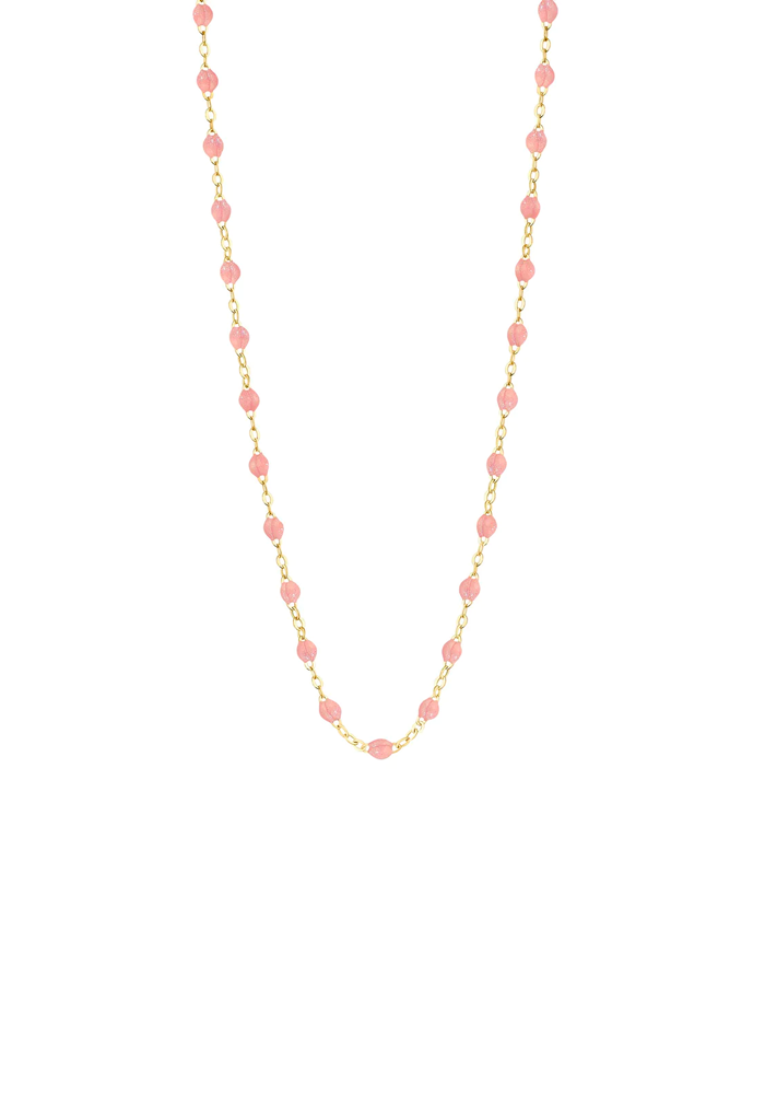 Collier Classique Gigi Or Jaune Et Résines Blush 42cm - Gigi Clozeau