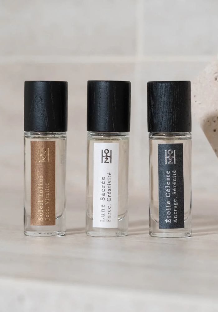 Coffret 3 Eaux Parfumées Soleil Infini, Lune Sacrée Et Étoile Celeste - Hozho Paris