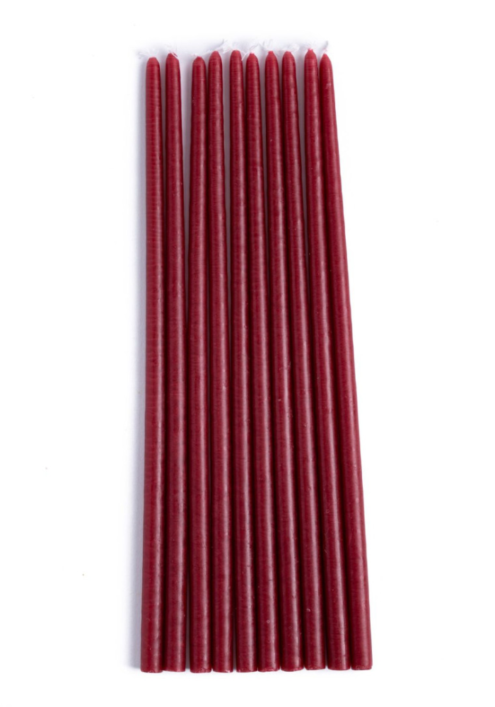 Coffret Pomme D'Amour Bougies Fines Et Bougeoirs Adaptateurs - Maison Pechavy