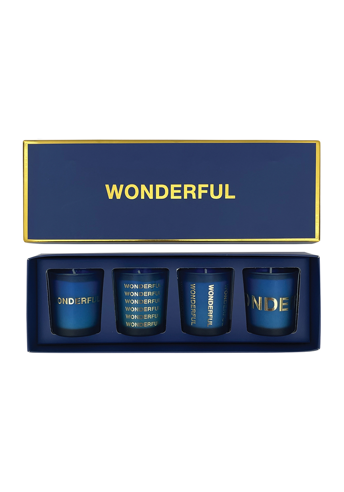 Coffret 4 Bougies Wonderful - Blush Sélection Décoration