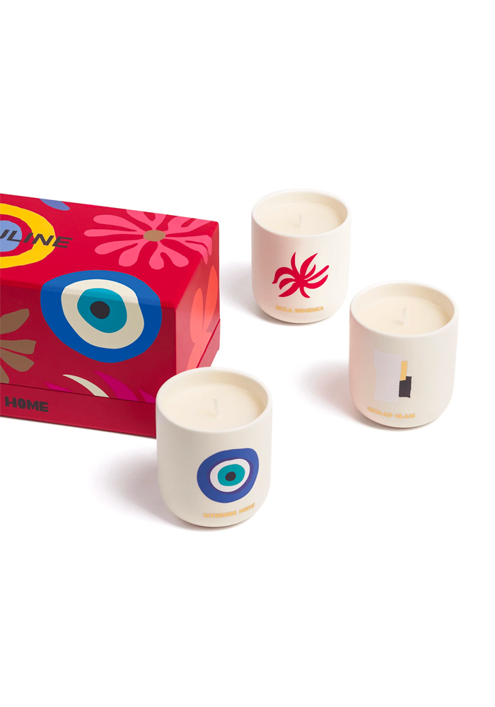 Coffret 3 Mini Bougies Travel From Home - Assouline