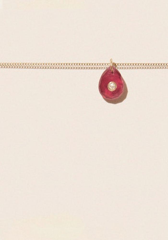 Collier Orso Petit Modèle Rubis - Pascale Monvoisin