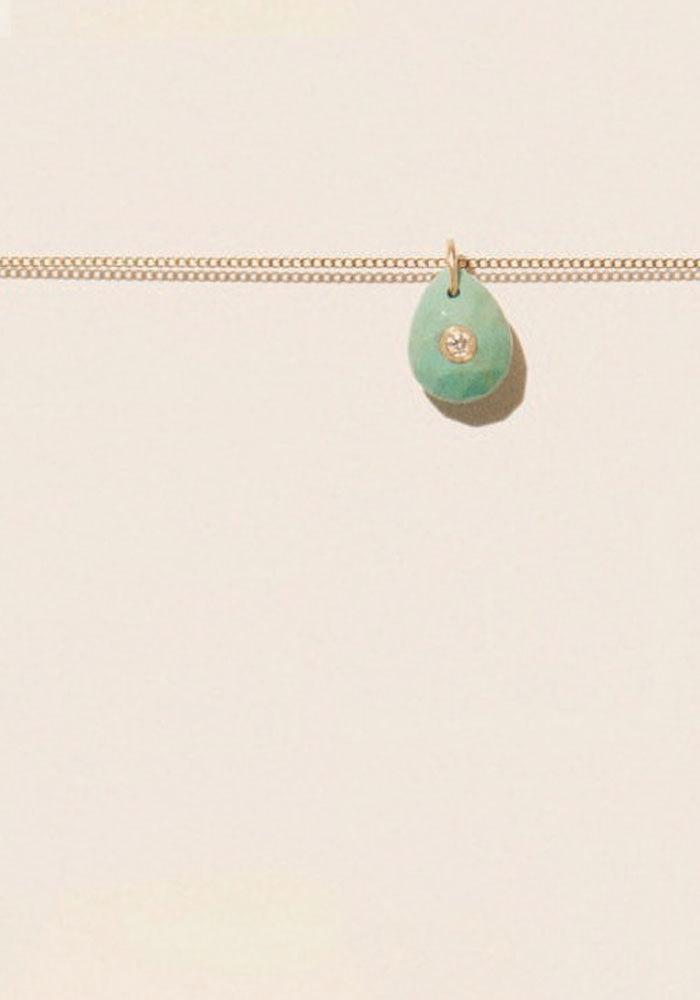 Collier Orso Petit Modèle Turquoise - Pascale Monvoisin