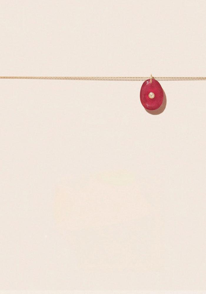 Collier Orso N°1 Rubis - Pascale Monvoisin
