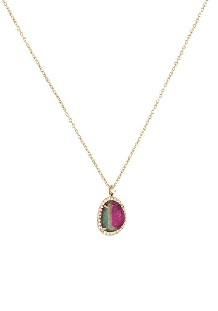 Collier Stella Tourmaline Watermelon - Céline Daoust