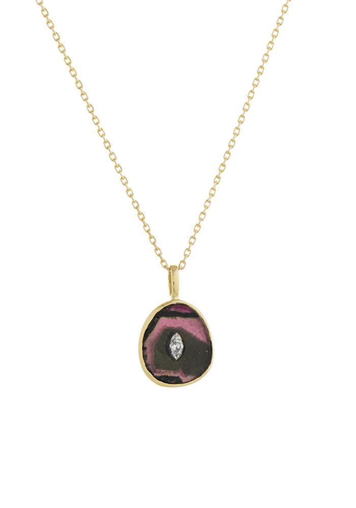 Collier Tourmaline Zébrée - Celine Daoust