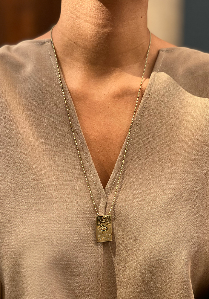 Collar Yael bañado en oro
