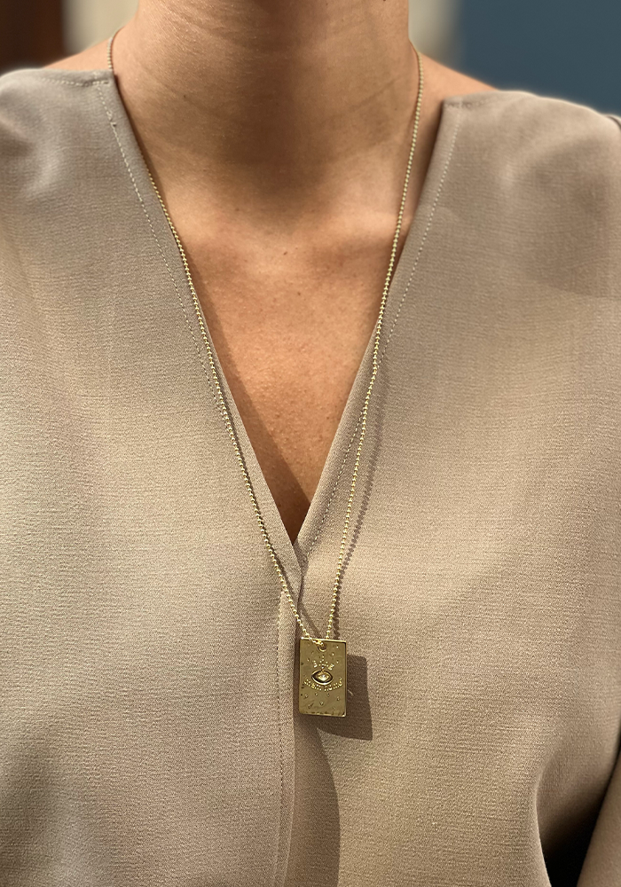 Collar Yael bañado en oro