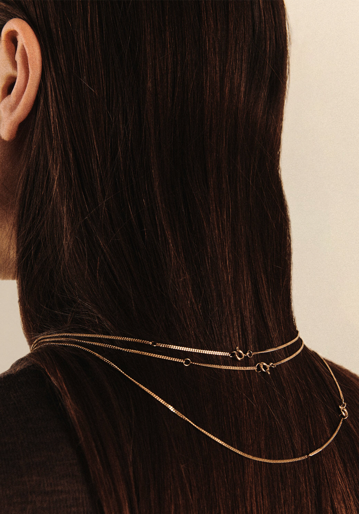 Collier Anton 2 Onyx Noire - Pascale Monvoisin