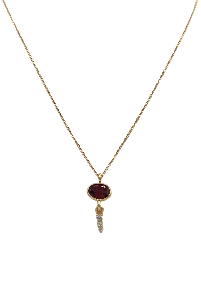 Berry Garnet Necklace