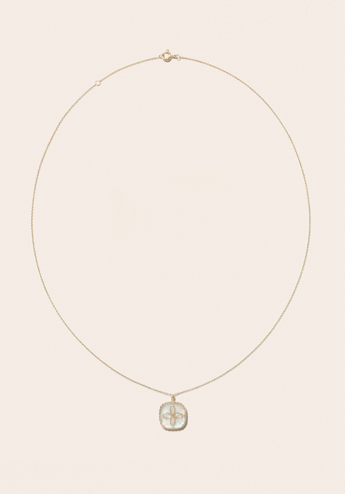 Collier Bowie N°2 Pierre De Lune - Pascale Monvoisin