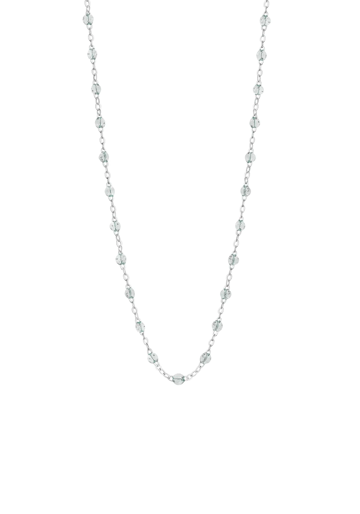 Collier Classique Gigi Or Blanc Et Résines Sparkle 45cm - Gigi Clozeau
