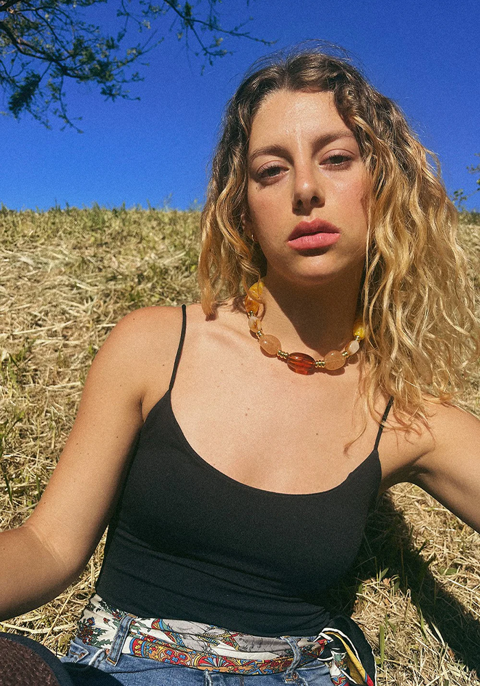 Bijou De Téléphone Ou Collier Dolly Jaune - La Coque Française