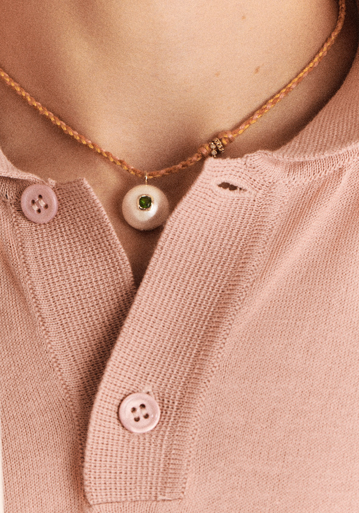 Collier Eddie Diopside - Pascale Monvoisin