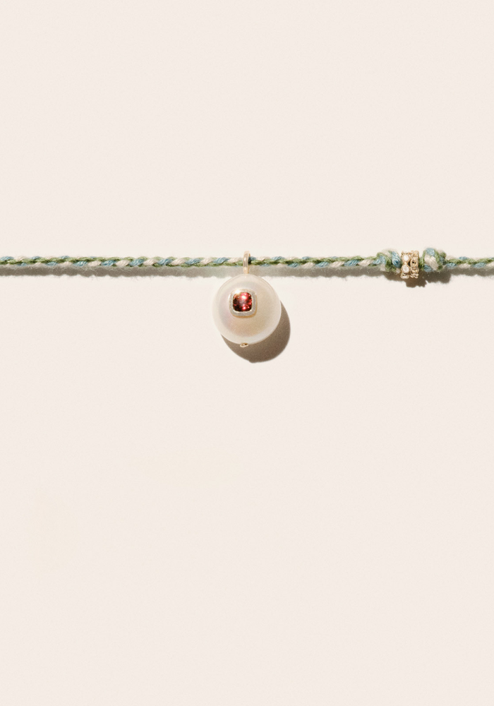 Collier Eddie Grenat - Pascale Monvoisin