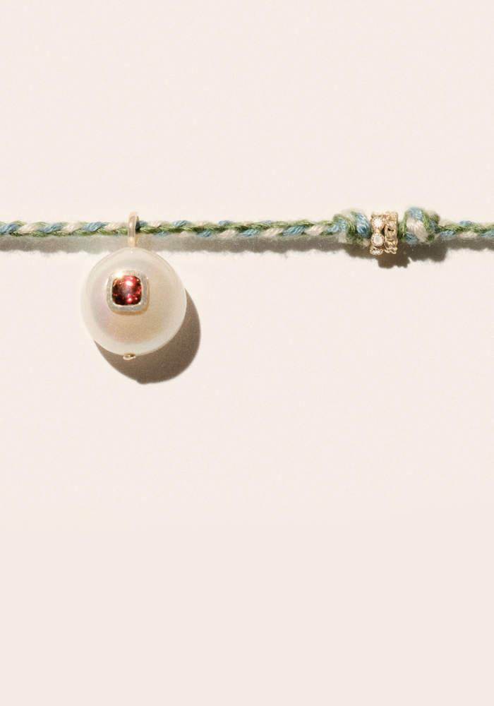 Collier Eddie Grenat - Pascale Monvoisin