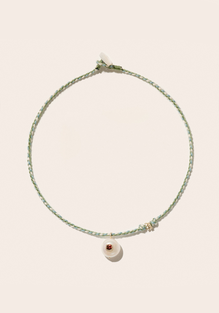 Collier Eddie Grenat - Pascale Monvoisin