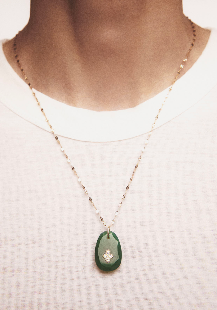 Gaïa N°1 Iolite necklace