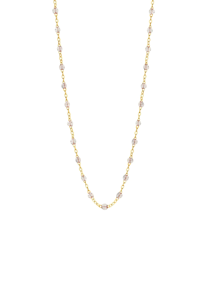 Collier Classique Gigi Or Jaune Et Résines Sparkle 42cm