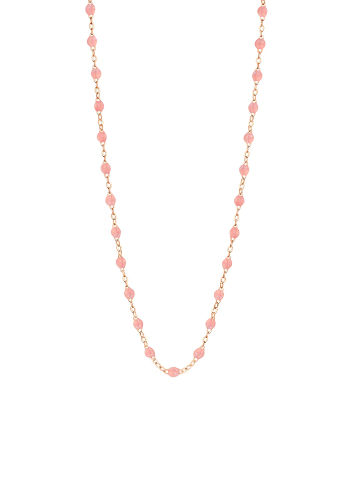 Collier Classique Gigi Or Rose Et Résines Blush 45cm - Gigi Clozeau