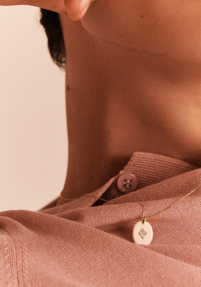 Collier Gina Blanc - Pascale Monvoisin