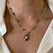 Inside Aventurines And Pyrites Necklace
