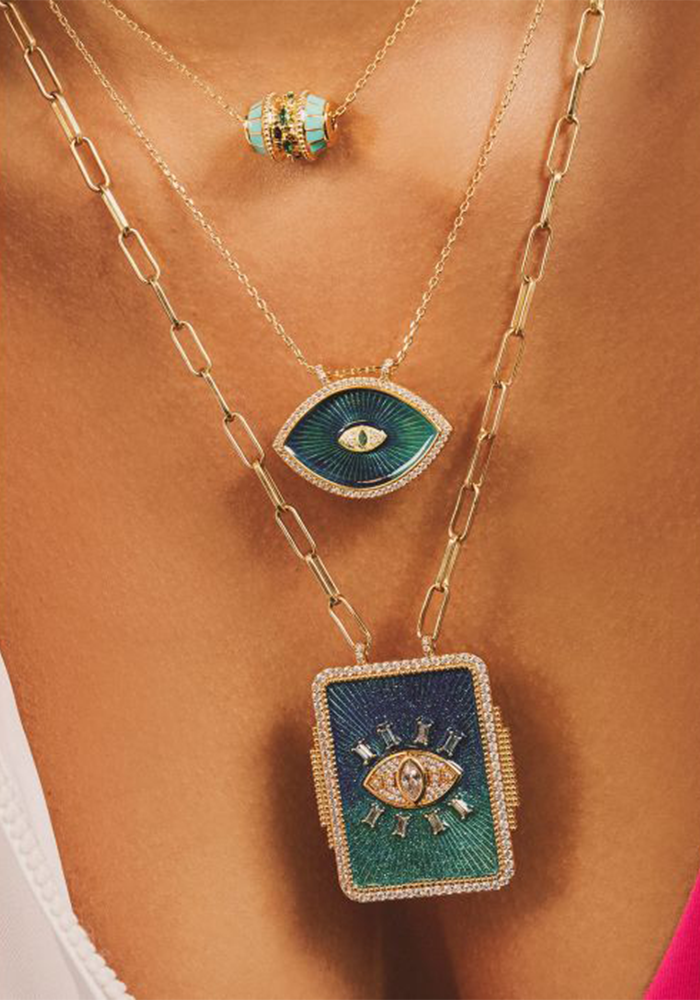 Collier Blue Rainbow Tika - Mya Bay