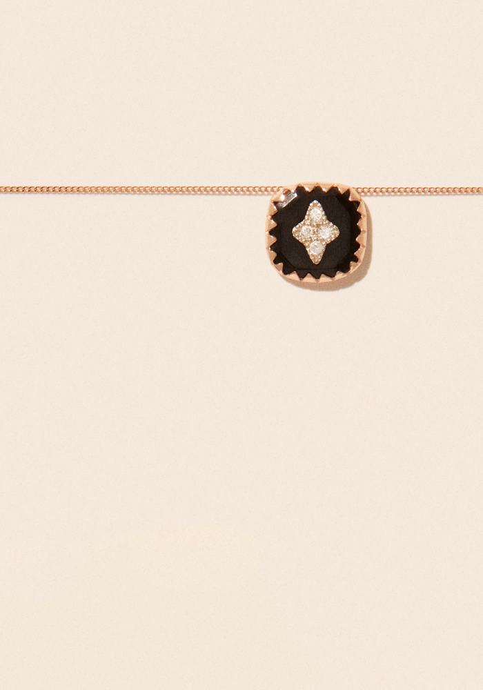 Collier Pierrot N°2 Noir - Pascale Monvoisin