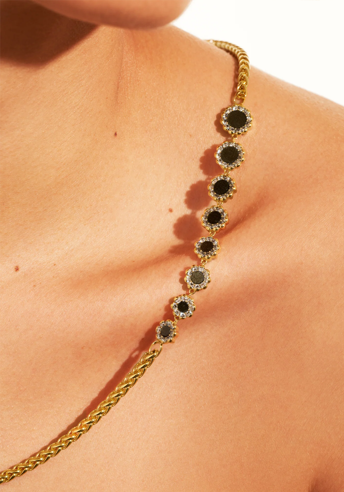 Collier Rive D'Or Obsidienne - Be Maad