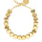 Collar pequeño de oro con forma orgánica