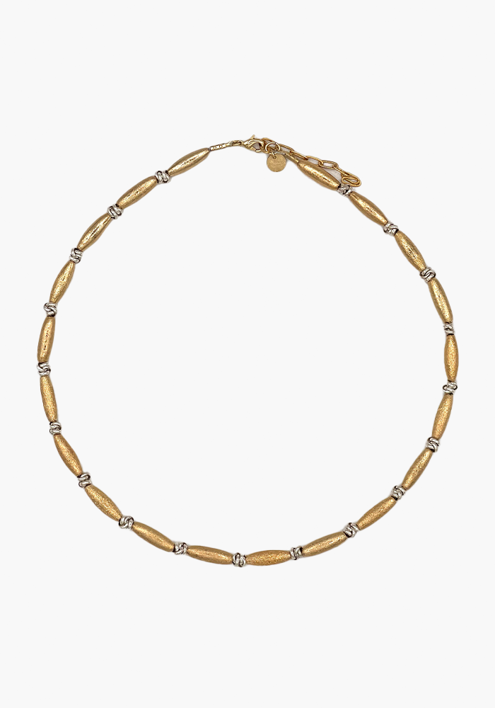 Chocker Tory Plaqué Or Et Argent - Hanka Ïn