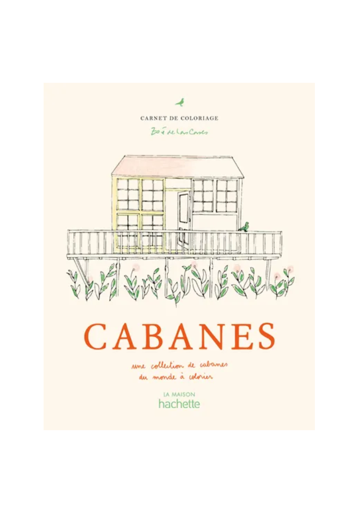 Carnet De Coloriage Cabanes - Maison D'Édition