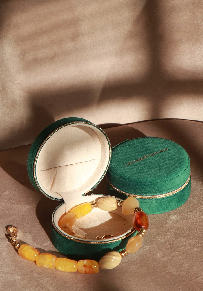 Bijou De Téléphone Ou Collier Dolly Jaune - La Coque Française