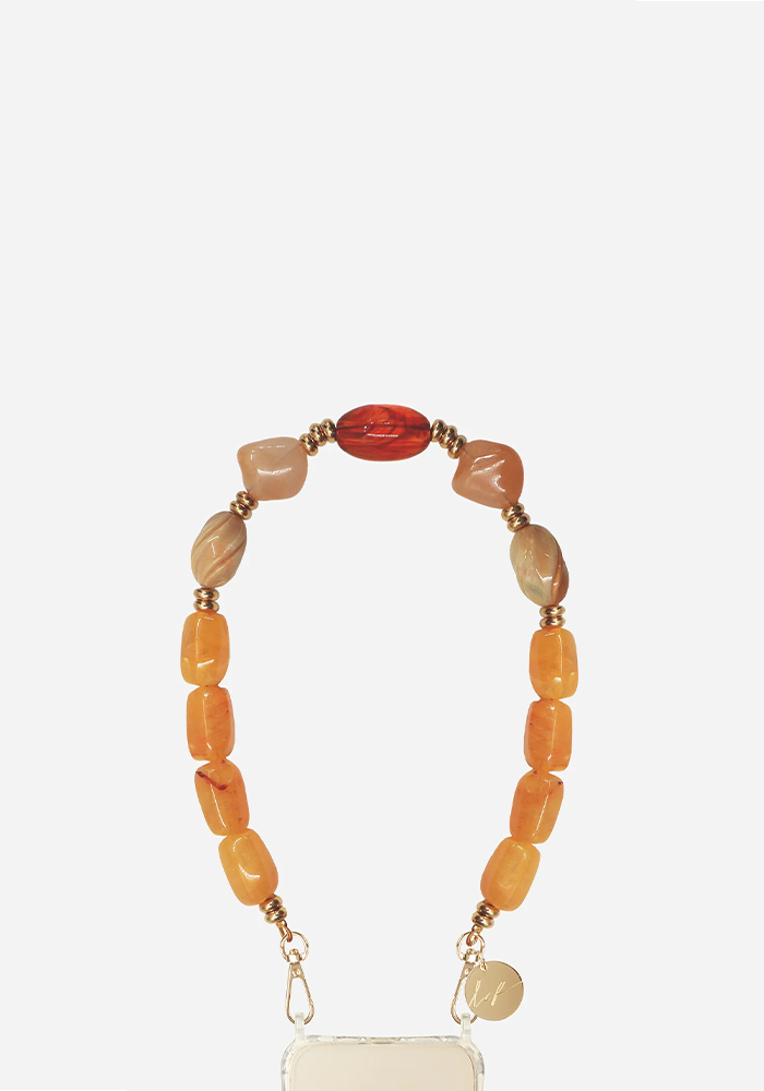 Bijou De Téléphone Ou Collier Dolly Jaune - La Coque Française