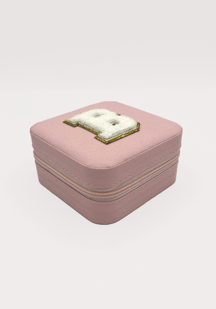 Boite A Bijoux Carrée Rose - Maison Baika