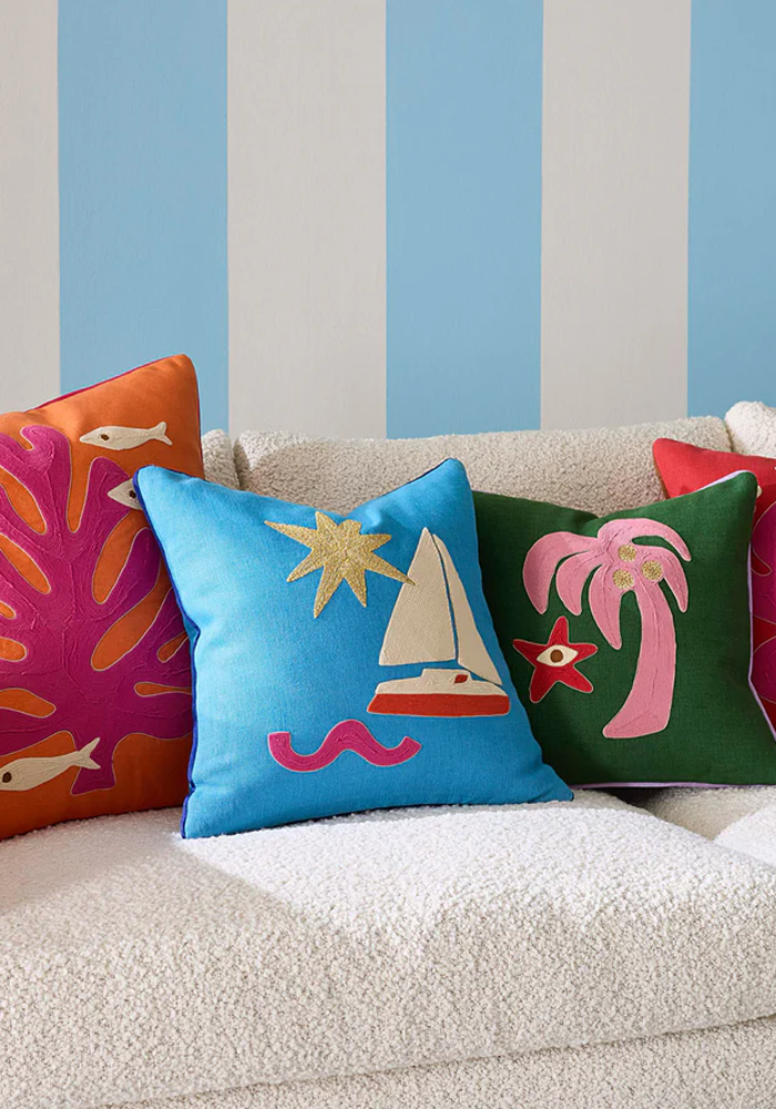 Coussin Playa Sailboat - Jonathan Adler