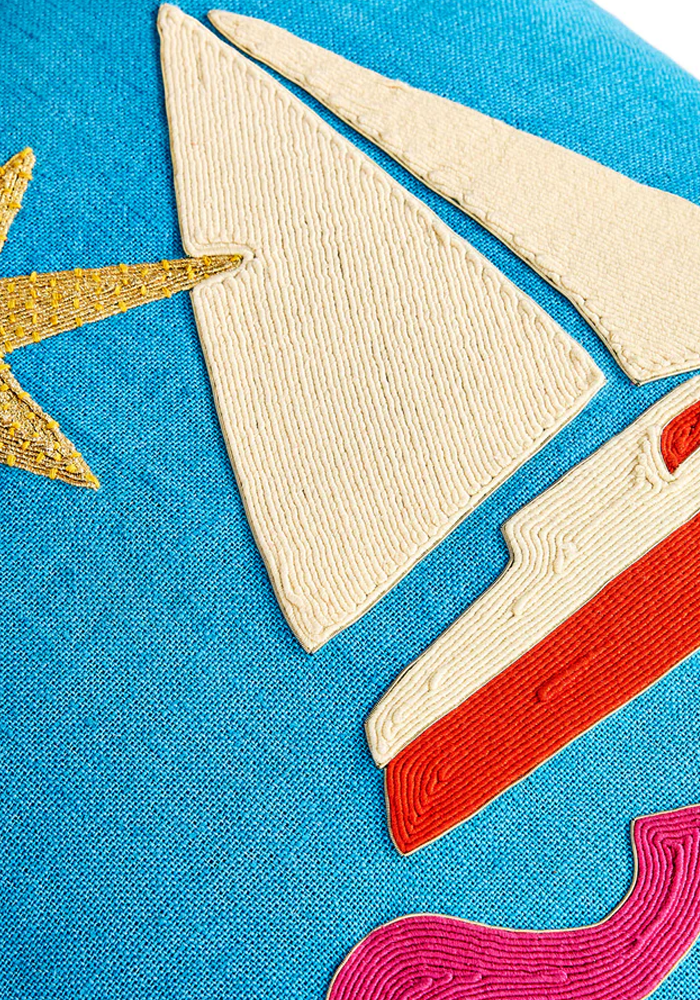 Coussin Playa Sailboat - Jonathan Adler