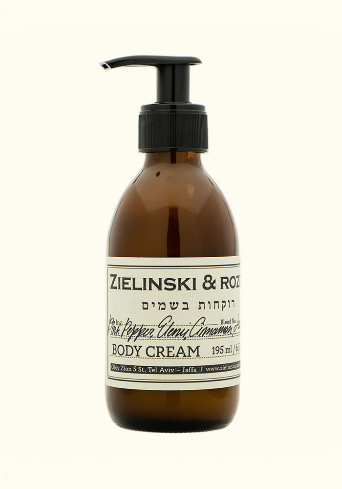 Creme Pour Le Corps Pompe Poivre Rose, Élémi, Cannelle Et Cuir 195ml - Zielinski & Rozen