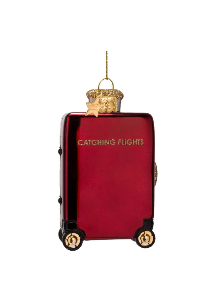 Décoration À Suspendre Valise Bordeaux - Sélectionné par Blush