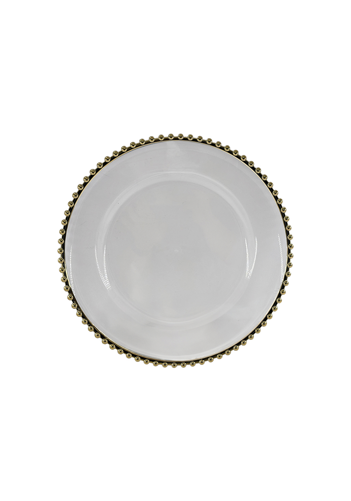 Assiette De Présentation Transparente - Blush Sélection Décoration