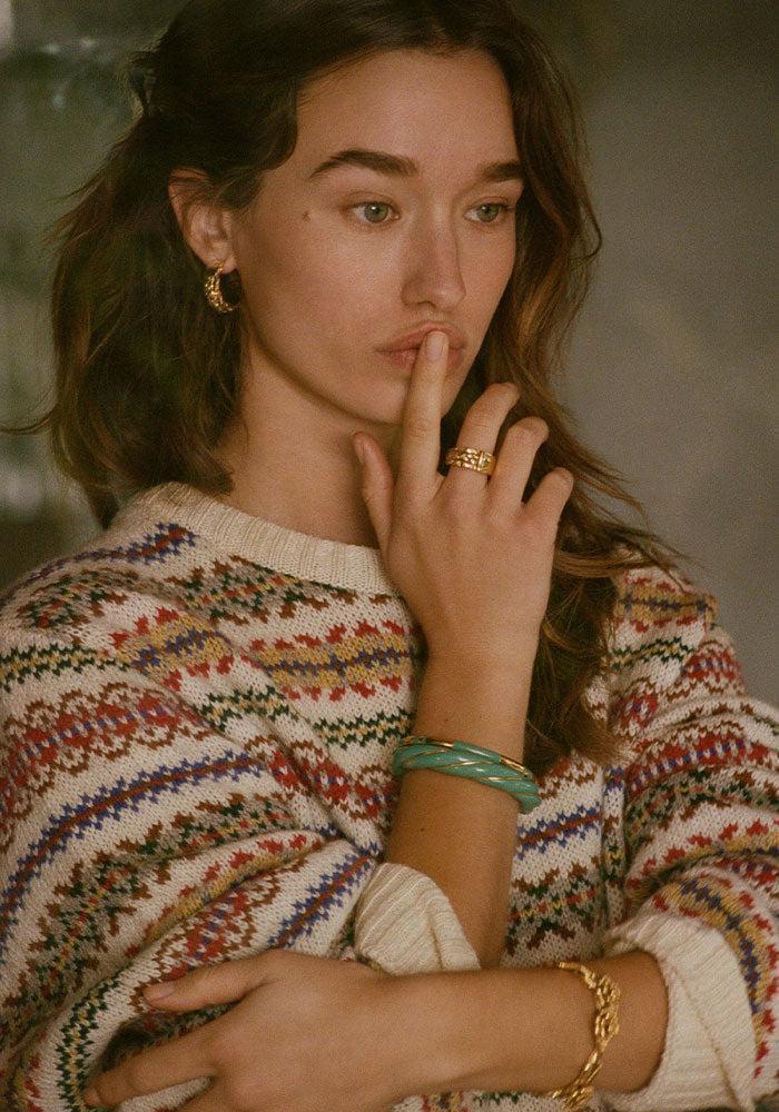 Jonc Positano Vert Tilleul - Aurélie Bidermann